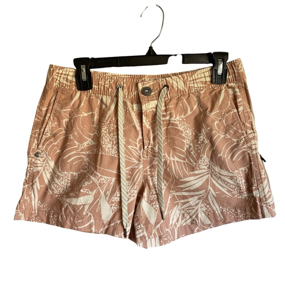 Vuori Women's Pink Floral Athletic Shorts